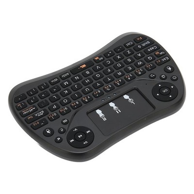 Mini Wireless Keyboard Rechargeable 2.4GHz Handheld Keyboard Remote Control SET