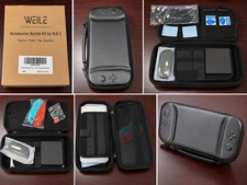 Nintendo Switch 2 Accessories Bundle Carry Case Screen Protectors Thumb Grips