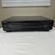 Sony CDP-C40 5 Disc CD Changer Player - Powers On, As-Is