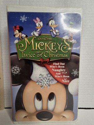 Mickeys Twice Upon A Christmas (VHS, 2004) Clamshell