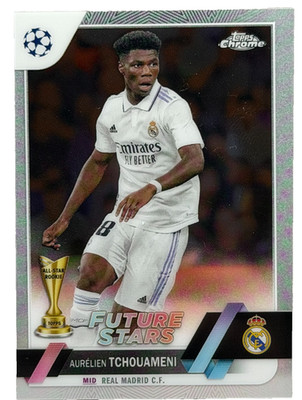 2022-23 Topps Chrome UEFA Club Competitions - Future Stars Aurelien Tchouameni