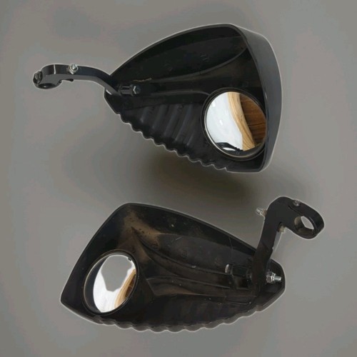 Kolpin 7/8" ATV Handlebar Handguards with Rearview Mirror - Pair- Part# 97300