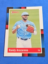 2022 Randy Arozarena Panini Donruss #273 1988 Retro Blue Jersey 