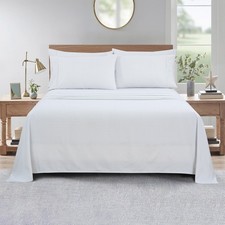 South Point Home Fashions 6-piece Sheet Set Queen White