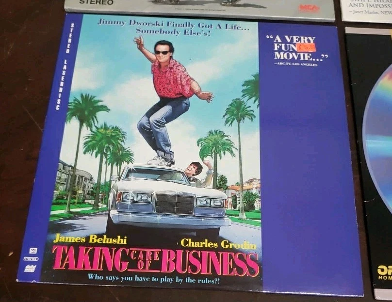 Lot Of 4 Comedy Laserdisc Midnight Run Wag The Dog Couch Trip Taking Care Of W14 - Image 4 of 4