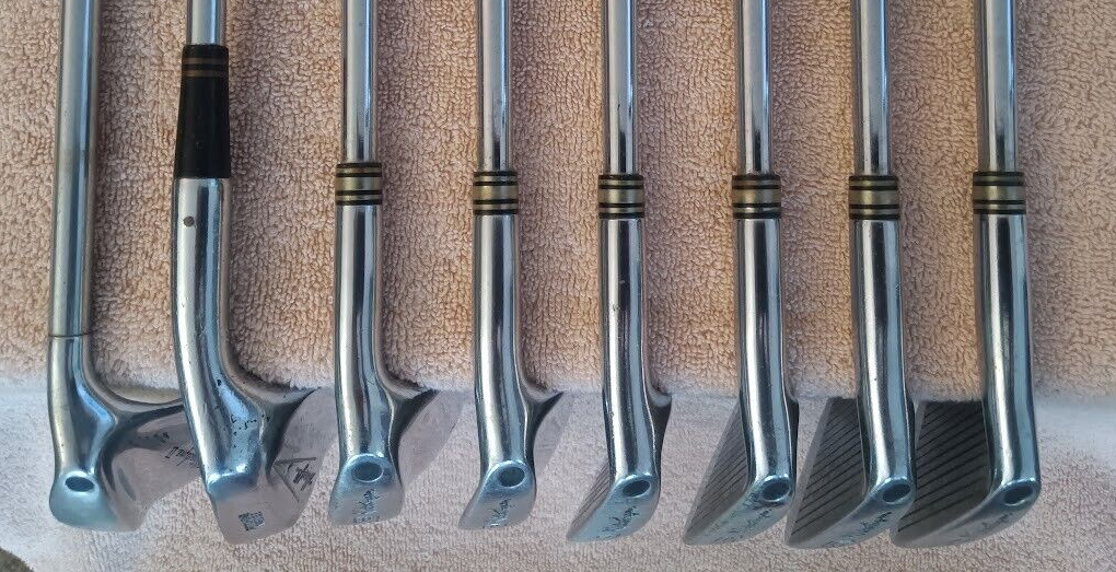 TZ GOLF - VINTAGE RARE Hagen Haig Ultra BLADES 4-SW Irons TZ GOLF - VINTAGE RARE Hagen Haig Ultra BLADES 4-SW Irons