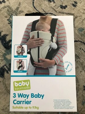 baby solutions 3 way baby carrier