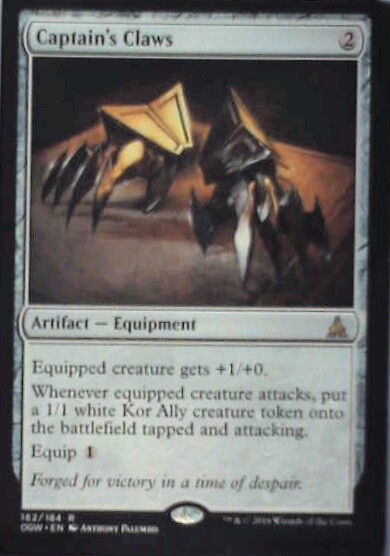 Captain's Claws Oath of the Gatewatch MTG Card Regular Edition