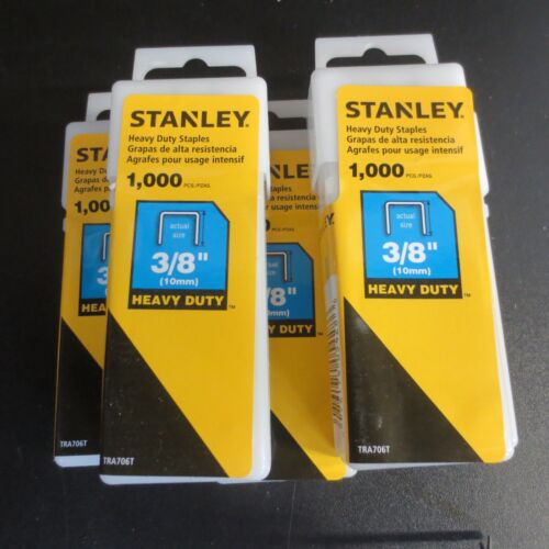 Stanley Tool TRA706T Staple 3/8 Inch Heavy Duty - 5 BOXES 1000 EACH
