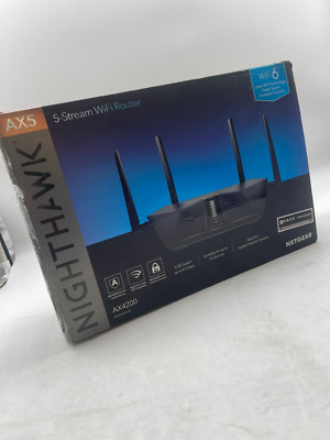 NETGEAR Nighthawk AX5 AX4200 WiFi 6 Router RAX43-100NAS | Open Box