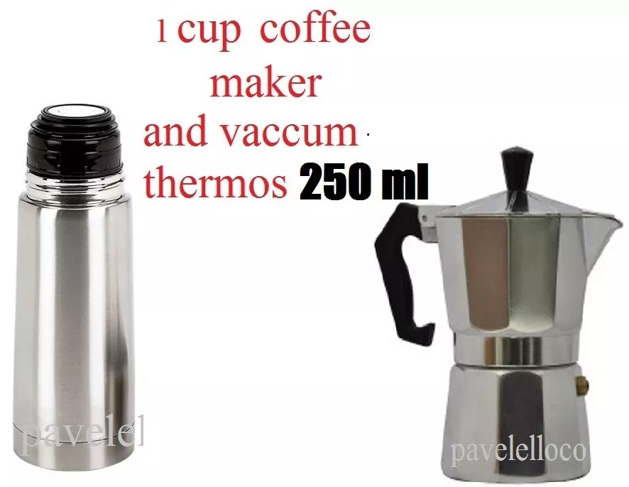 Stove Top Espresso Cuban Coffee Maker pot Cappuccino Latte 3 Cup Cafetera Cubana, Silver