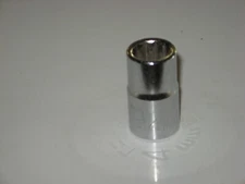 NEW 1/2" DRIVE 14mm Std SOCKET, 12-point, USA, POLISHED CHROME, STANLEY # 86-546