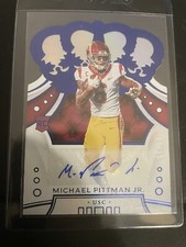 2020 Chronicles Draft Picks Crown Royale /15 Michael Pittman Jr Rookie Auto RC