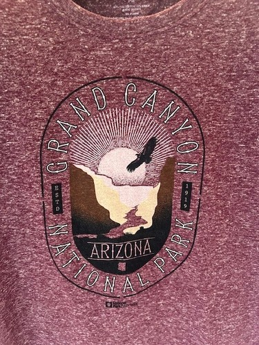 GRAND CANYON National Park Tshirt Womens PETITE MEDIUM Short Sleeve New w/ Tags - Picture 2 of 3