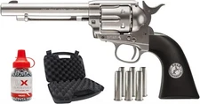 Umarex Colt Peacemaker SAA45 .177 Cal CO2 Air Pistol w/ Hard Case and BBs Bundle