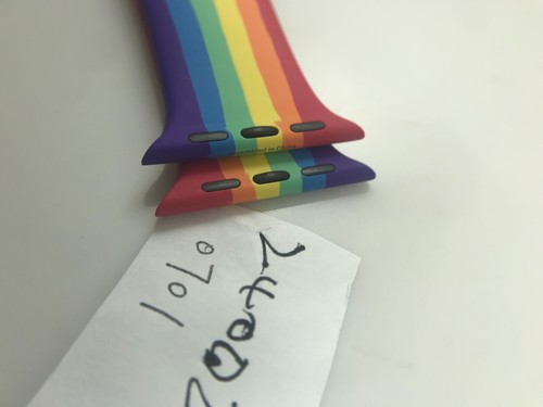 Original Apple watch Series 10 9 8 7 6 Sport Band 38mm 40mm 41MM 42MM Pride 2020 - Zdjęcie 4 z 12