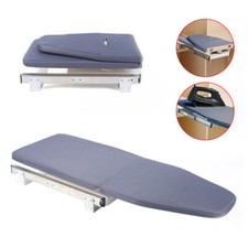 Retractable Ironing Board Closet Gray Folding 180 Rotation Pull-Out Stow Away