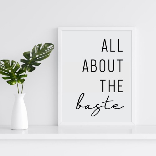 Kitchen Prints Wall Art Poster Minimalist. Quality Home Picture Quotes Print - Picture 24 of 82