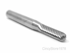 SC14S Cylindrical Radius 3/16" Carbide Burr Bur Tool Die Grinder Bit 1/4" Shank