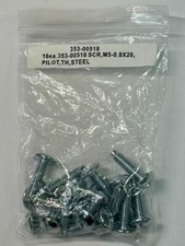Lot of 4 353-00518 Rack Screws Steel 16ea SCR M5-0.8X20