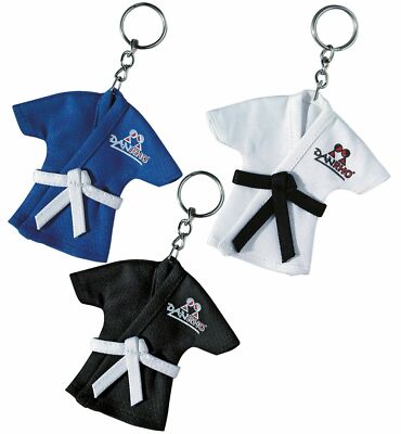 Mini Ju Jutsu Anzug Jacke Deko Anhänger Schlüsselanhänger Geschenk Kampfsport