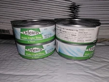 Orleans Flake Light Tuna Fish in Water 5oz Can ☆☆☆Pack of 24☆☆☆ EXPIRATION 2027