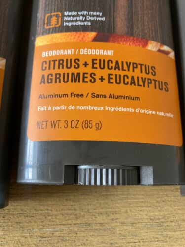 4 Every Man Jack Citrus + Eucalyptus Deodorant 3 Oz New Aluminum Paraben Free - Picture 4 of 4