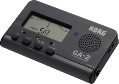 KORG Compact Guitar Bass Tuner GA-2 Flat Tuning Light Weight Battery Powered NEW