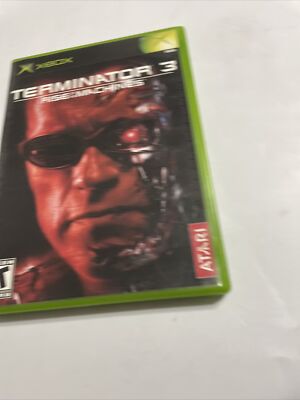 Terminator 3: Rise of the Machines Microsoft Xbox 2003 Case Disc Manual