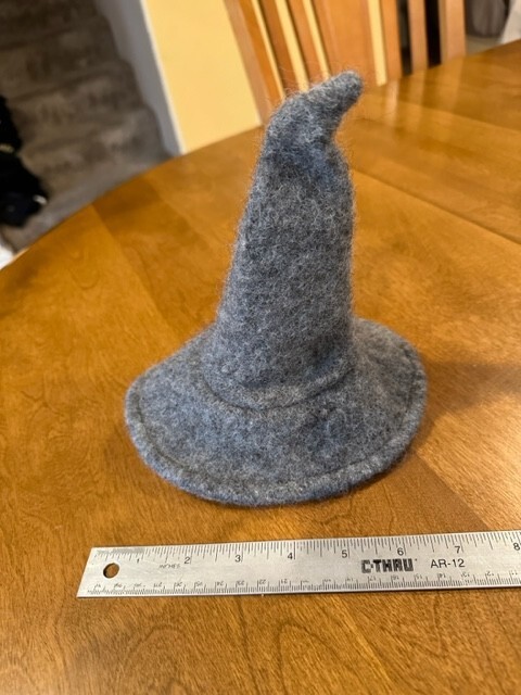 Hobbit Hat of Gandalf the Grey Great, Stansborough Wool