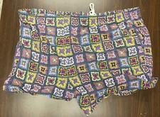 Chemise Lacoste Vintage Men's Swim Trunks Size 2XL Mesh Lined Multicolor Pattern