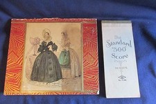 Pair Vintage Bridge Score Pads, Victorian