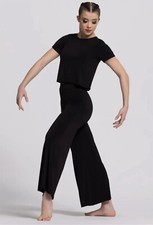 Weissman Dancewear Jersey Cropped Tee Style 14433 Size Womans MA