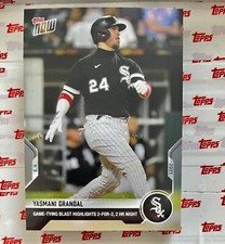 2021 TOPPS NOW CARD CHICAGO WHITE SOX YASMANI GRANDAL #309