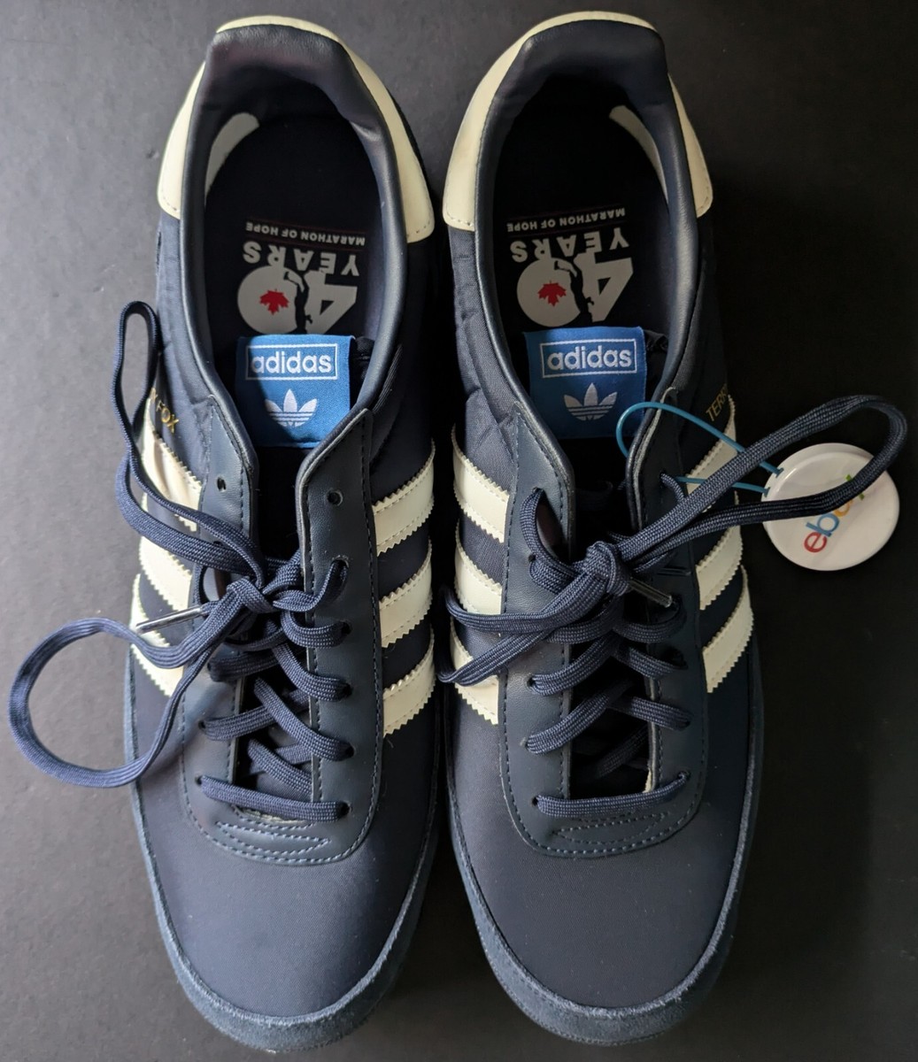 adidas gazelle silver green womens 2005 Adidas Terry Fox Orion TF Ltd Ed Running Shoes 25th Anniversary S   Glory Days Collectibles