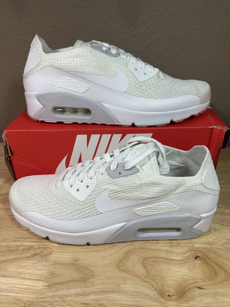 Nike Air Ultra 2.0 Flyknit  Pure Platinum Men size 10 1/2 Nike Air Force 1 Flyknit 2 White Pure Platinum Men main image 3