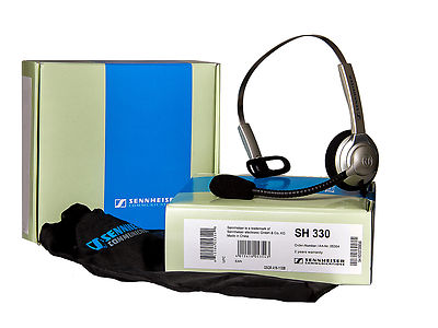 Sennheiser SH 330 High Performance Headset Kopfhörer Kopfbügel Call Center