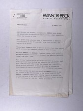 Genesis Press Release Phil Collins Virgin Music Video Promotion 25th April 1988