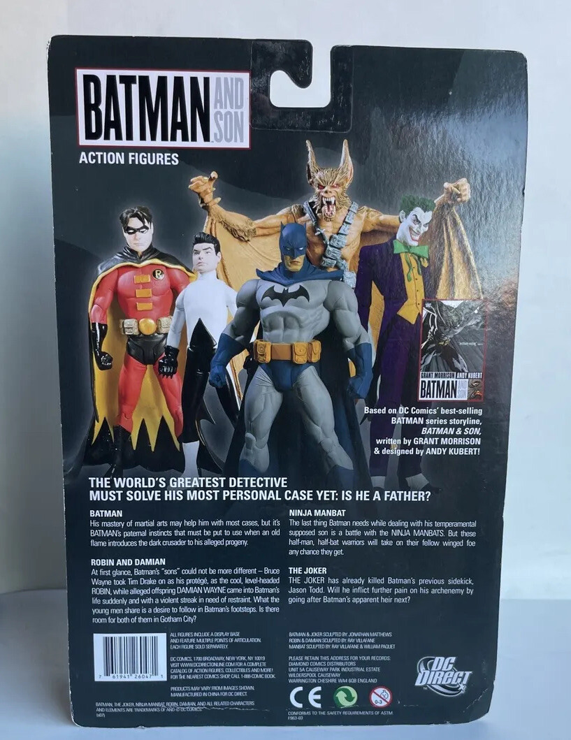 DC Direct 2007 Batman & Son The Joker Action Figure w