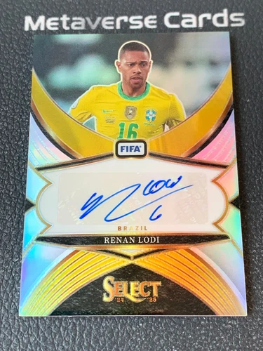 2024-25 Panini Select FIFA Signatures Auto Silver Prizm Juliano Belletti Brazil