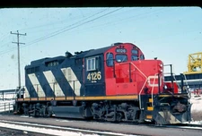 CNR 4126 GP-9R, Belleville, ON, 03/92; Kodachrome Original