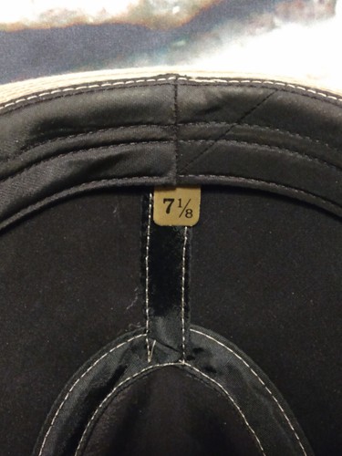 London Fog Fedora Hat Sz. 7 1/8 - Picture 5 of 8