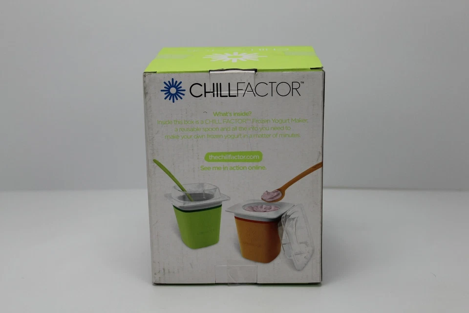 Chill Factor замороженный йогурт Maker мягкая подача зеленый замораживания сжать легко новый - Изображение 3 из 4