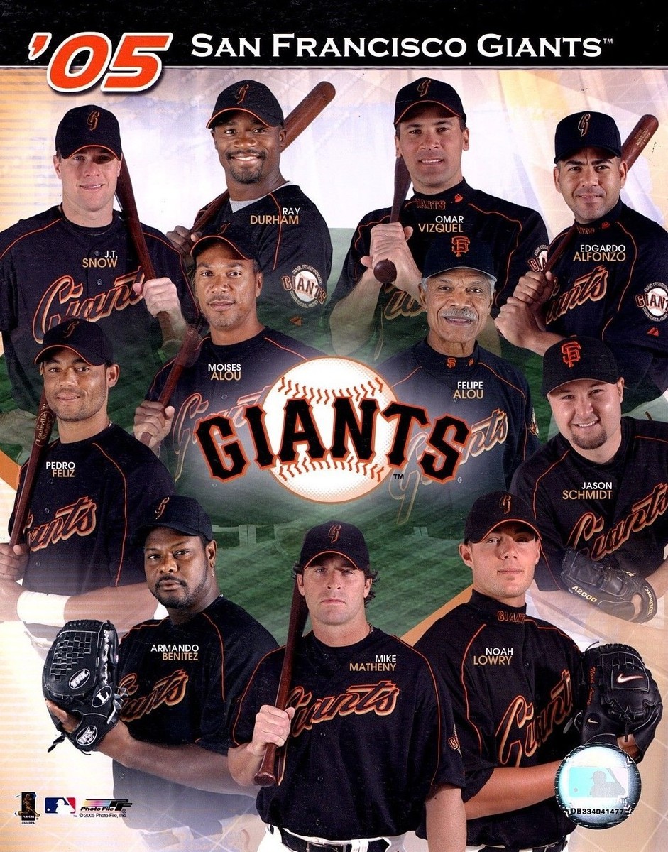 San Francisco Giants 2005 Team Licensed MLB Unsigned 8x10 Glossy