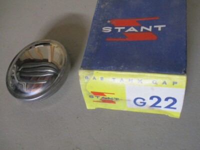 New  Vintage Stant Gas Fuel Cap G22 Fit's 1950's 1960's Mopar Edsel Ford Many