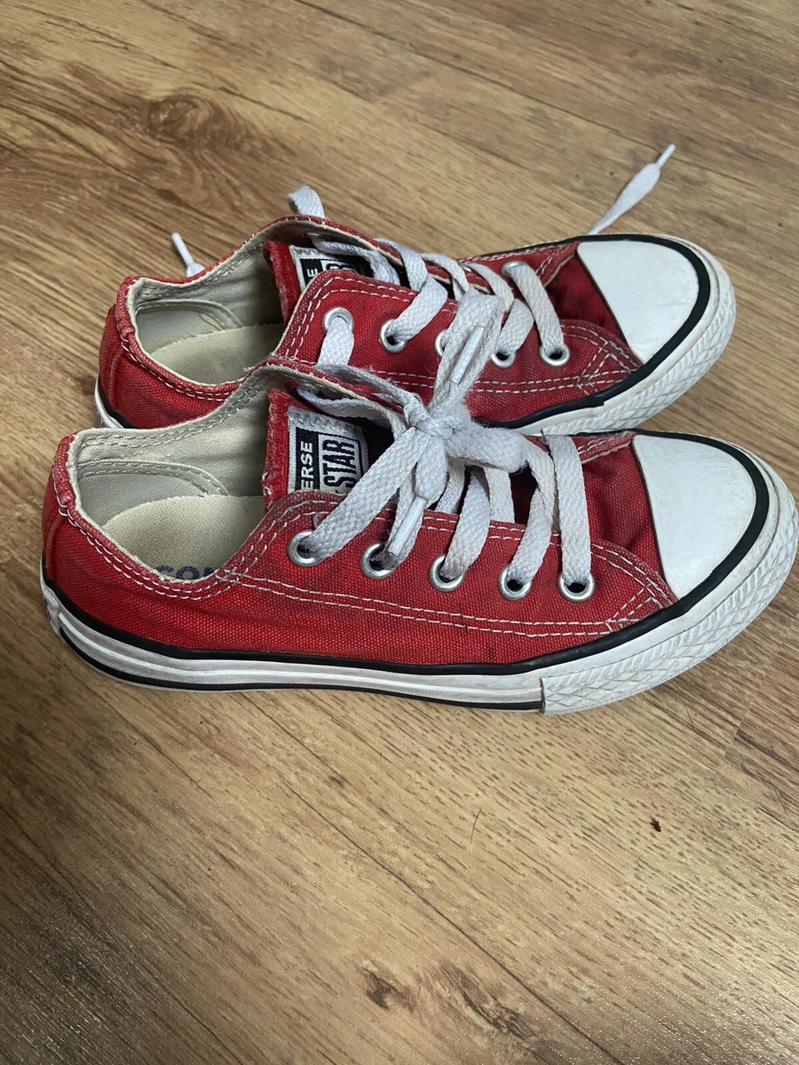 Red 2024 converse slippers