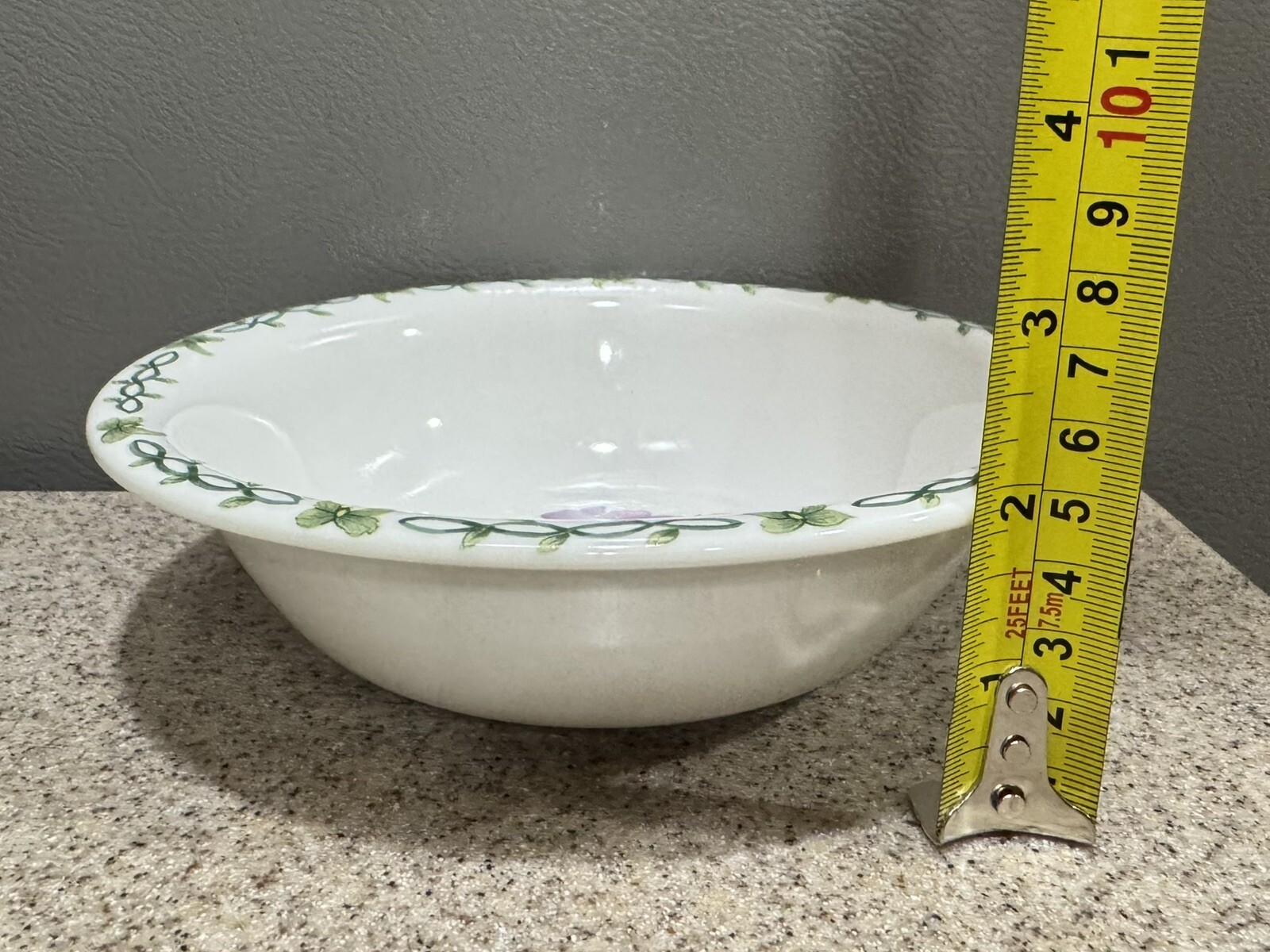 4 Thomson Pottery Floral Garden 7" Bowls Soup Cereal Iris Crocus Daffodils EUC!