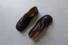 Image of Camper Slip-On Brown Leather Shoes - size EU 45 - New with Box