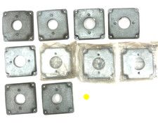 ELECTRICAL BOX COVER 20A RECEPTACLE DEPTH 1/2" LENGTH 4" WIDTH 4" LOT OF 10