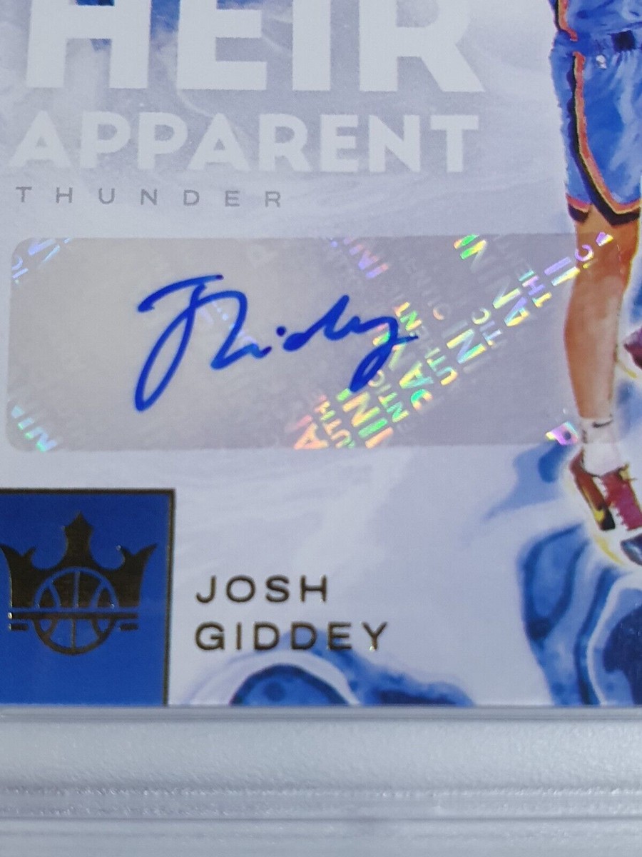 2021 Court Kings Josh Giddey Rookie AUTO /199 Heir Apparent - PSA